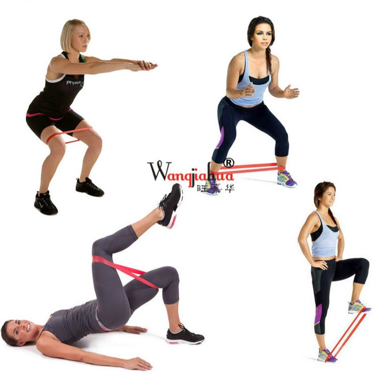 Portable Fitness Workout Equipment Rubber Resistance Bands Yoga Gym Elastic Gum Strength Pilates Crossfit Women Weight Sports C-66-9