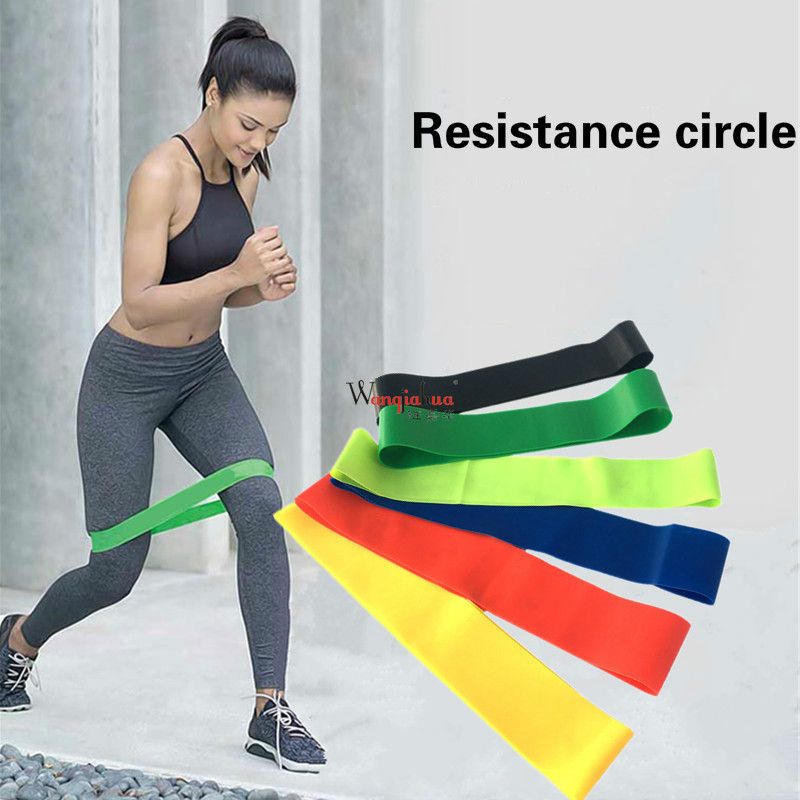 Portable Fitness Workout Equipment Rubber Resistance Bands Yoga Gym Elastic Gum Strength Pilates Crossfit Women Weight Sports C-66-9