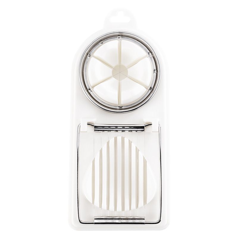 Multifunctional Egg Cutter Stainless Steel Egg Slicer Sectioner Cutter Mold Flower-Shape Luncheon Meat Cutter Kitchen Gadgets  E-1029