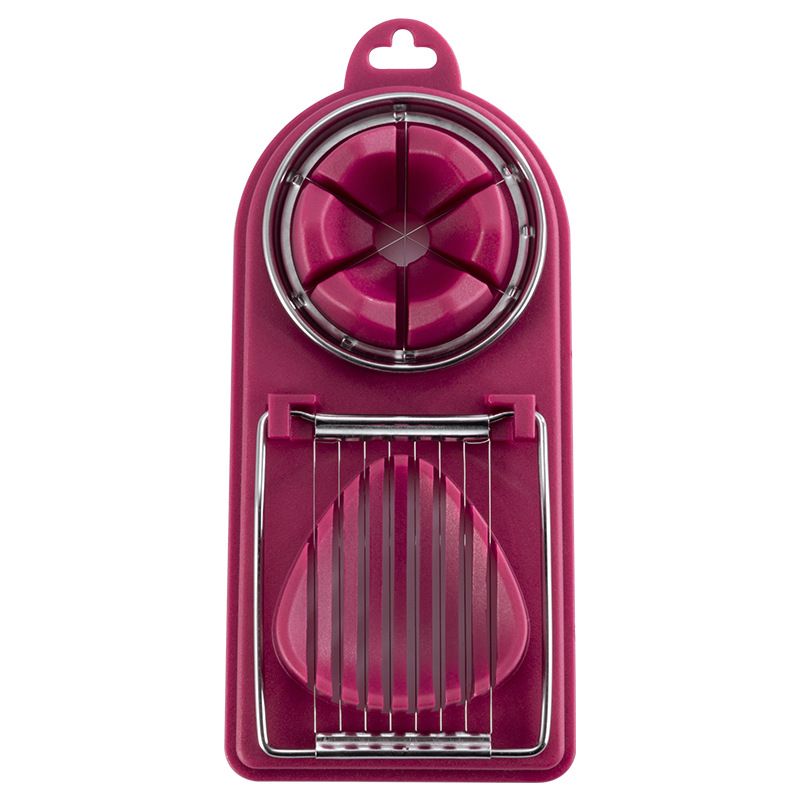 Multifunctional Egg Cutter Stainless Steel Egg Slicer Sectioner Cutter Mold Flower-Shape Luncheon Meat Cutter Kitchen Gadgets  E-1029