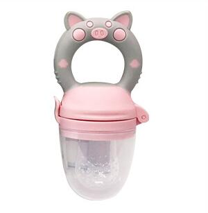Silicone Baby Pacifier Feeder Cartoon Animal Infant Nipple Holder Newborn Fruit pacifier  Silicona  nipple bit