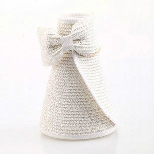 Brand New Spring Summer Visors Cap Foldable Wide Large Brim Sun Hat Beach Hats For Women Straw Hat Wholesale Chapeau