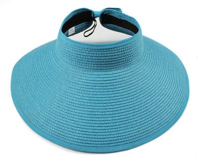 Brand New Spring Summer Visors Cap Foldable Wide Large Brim Sun Hat Beach Hats For Women Straw Hat Wholesale Chapeau