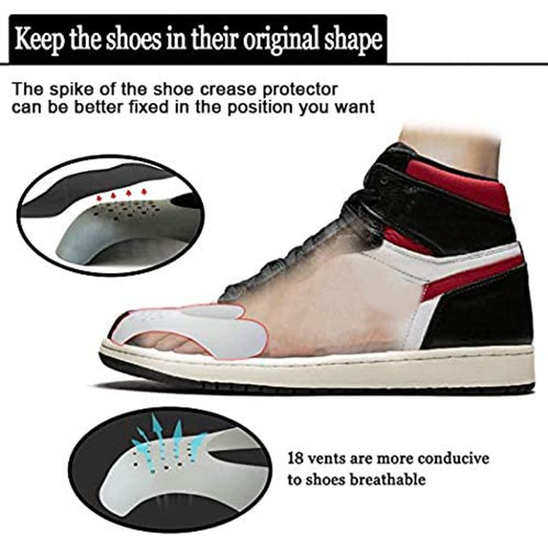 Crease Protector for Sneakers Anti-Folding Stretcher for Sports Shoes Toe Cap Support Extender Anti Crease Shoe Head Protection E-904