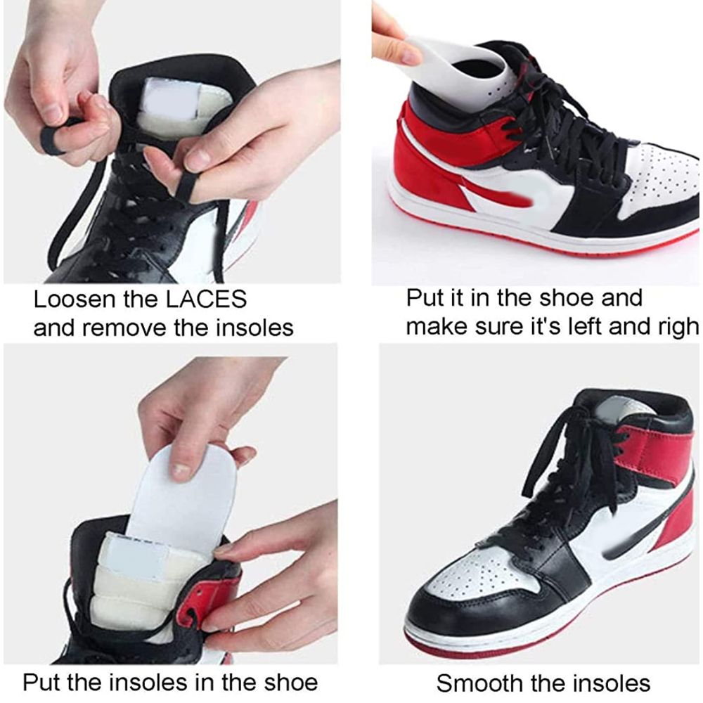 Crease Protector for Sneakers Anti-Folding Stretcher for Sports Shoes Toe Cap Support Extender Anti Crease Shoe Head Protection E-904