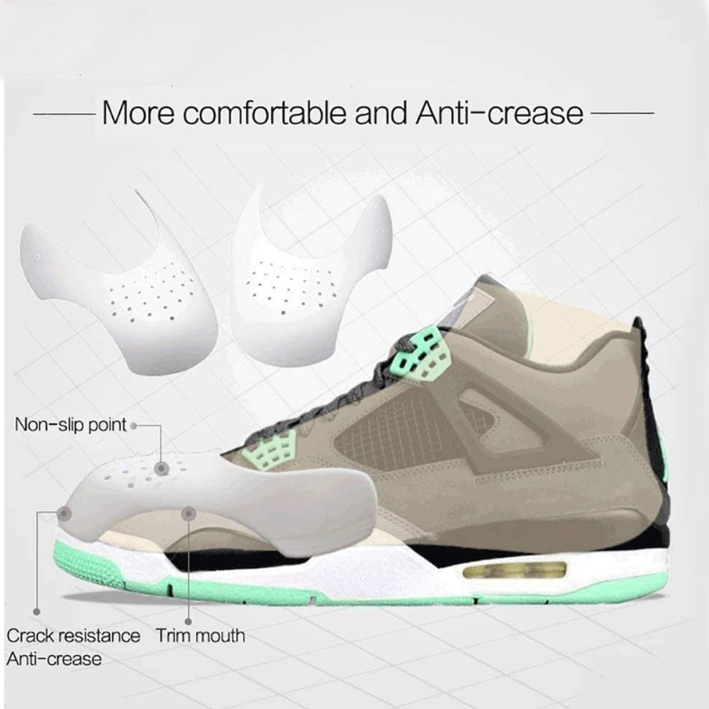 Crease Protector for Sneakers Anti-Folding Stretcher for Sports Shoes Toe Cap Support Extender Anti Crease Shoe Head Protection E-904
