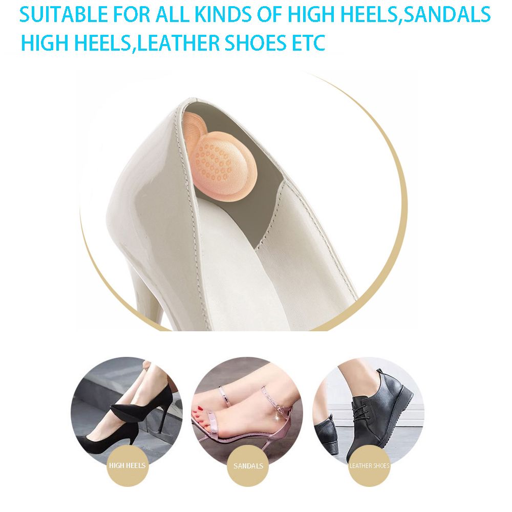 1pair High Heel Insoles Butterfly Adjust Size Heel Liner Grips Protector Sticker Heel Pad Foot Care Anti Keep Abreast Heel Pads C-126