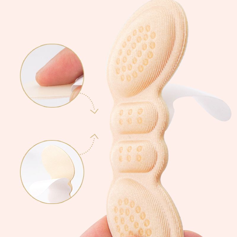 1pair High Heel Insoles Butterfly Adjust Size Heel Liner Grips Protector Sticker Heel Pad Foot Care Anti Keep Abreast Heel Pads C-126