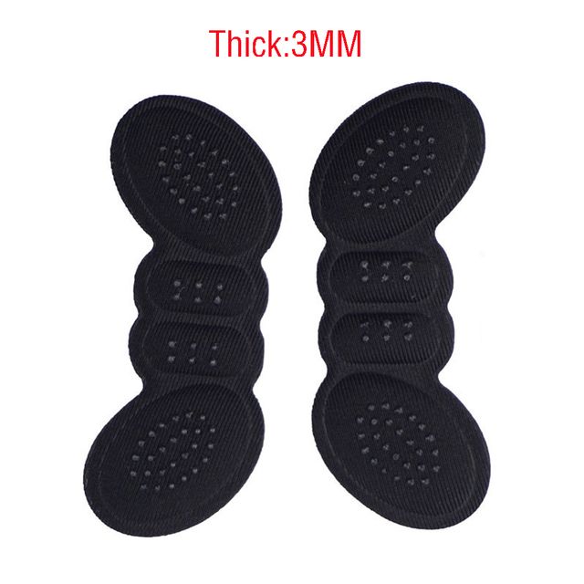1pair High Heel Insoles Butterfly Adjust Size Heel Liner Grips Protector Sticker Heel Pad Foot Care Anti Keep Abreast Heel Pads C-126