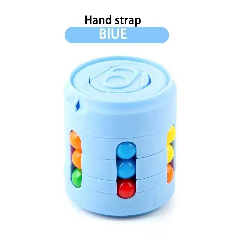 Multiple Functions Fidget Spinner Magic Colorful Beans Finger Spinning Relieves Stress Decompression Tool For Children And Adult  C-356