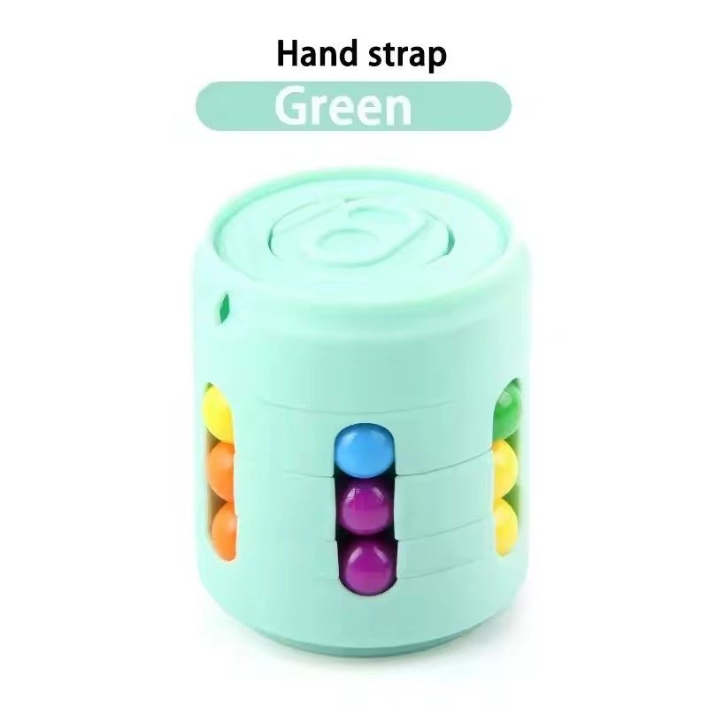 Multiple Functions Fidget Spinner Magic Colorful Beans Finger Spinning Relieves Stress Decompression Tool For Children And Adult  C-356