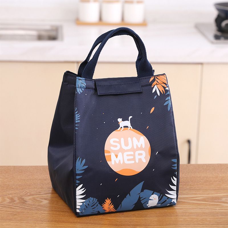 Cartoon Cooler Lunch Bag For Picnic Kids Travel Thermal Breakfast Organizer Insulated Waterproof Storage Bag For Lunch Box &