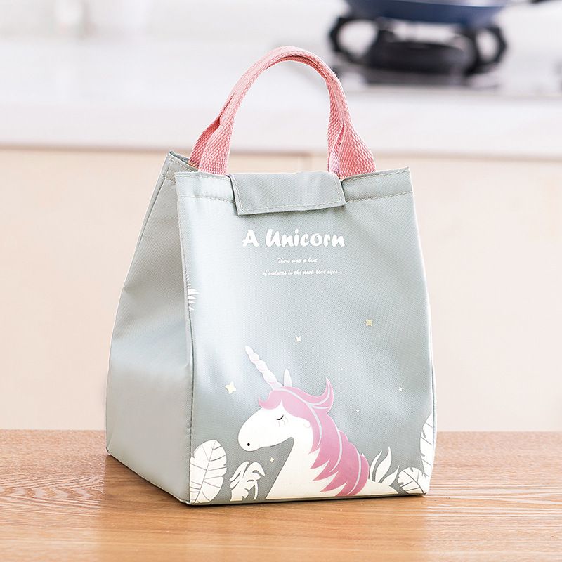 Cartoon Cooler Lunch Bag For Picnic Kids Travel Thermal Breakfast Organizer Insulated Waterproof Storage Bag For Lunch Box &