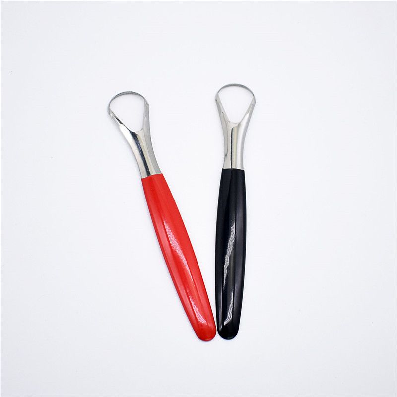 4Pcs Stainless Steel Tongue Scrapers Cleaners Reduce Bad Breath Oral Tongue Brushes Reusable Tongue Cleaning Tools & B2-699