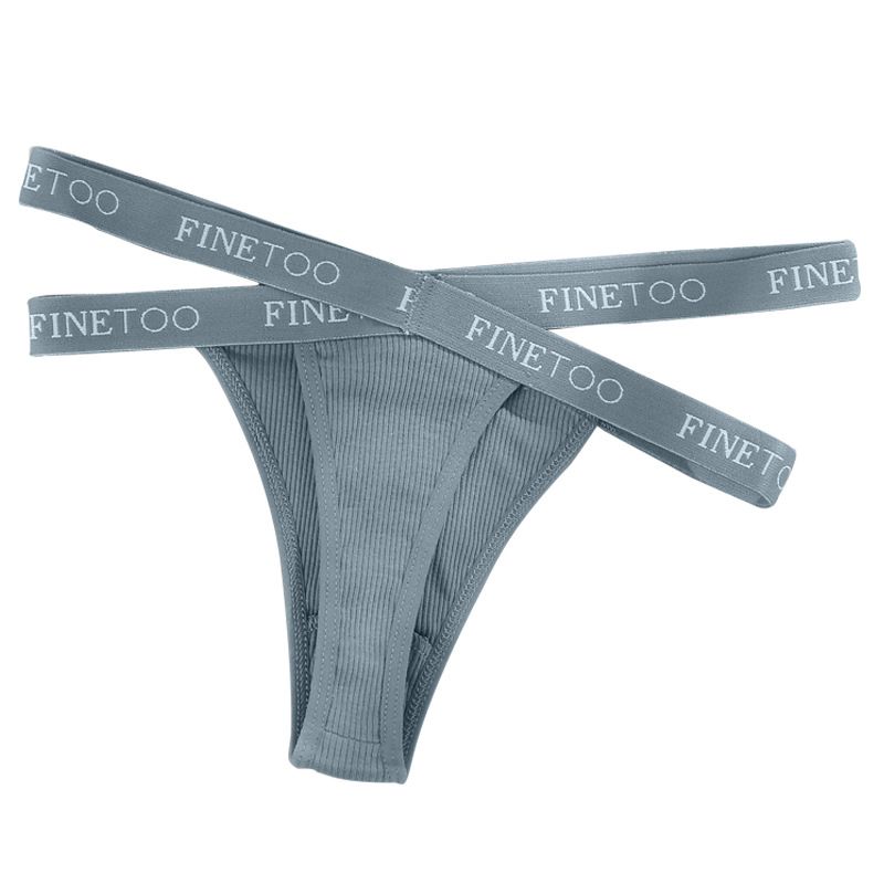 Women Sexy Low Waist Thongs Panties Female Cotton G-String Underwear Ladies Letter Belt Lingerie M-XL Girls Intimates Bikini New FZ-423