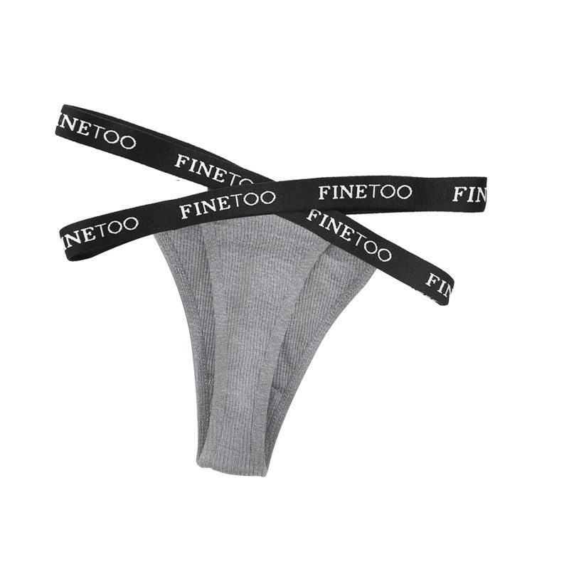 Women Sexy Low Waist Thongs Panties Female Cotton G-String Underwear Ladies Letter Belt Lingerie M-XL Girls Intimates Bikini New FZ-423