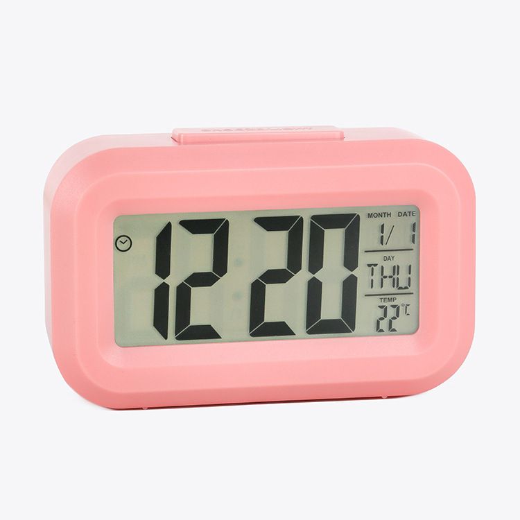 LED Digital Alarm Clock Backlight Snooze Data Time Calendar Desktop Multifunction Electronic Backlight Table Clock  T-121