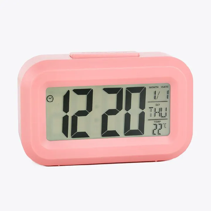 LED Digital Alarm Clock Backlight Snooze Data Time Calendar Desktop Multifunction Electronic Backlight Table Clock  T-121