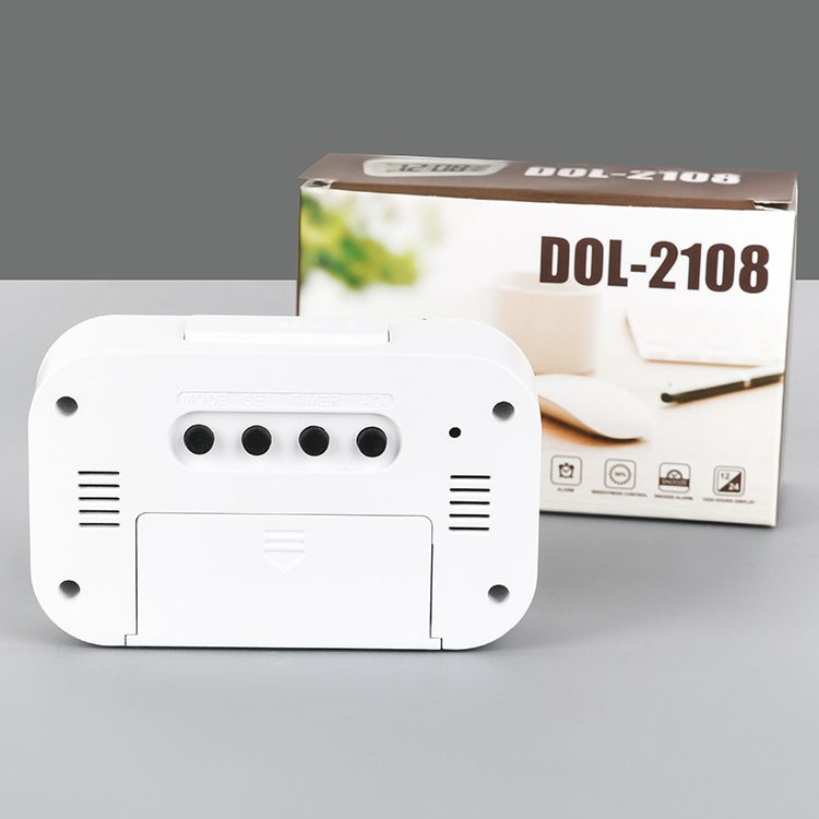 LED Digital Alarm Clock Backlight Snooze Data Time Calendar Desktop Multifunction Electronic Backlight Table Clock  T-121