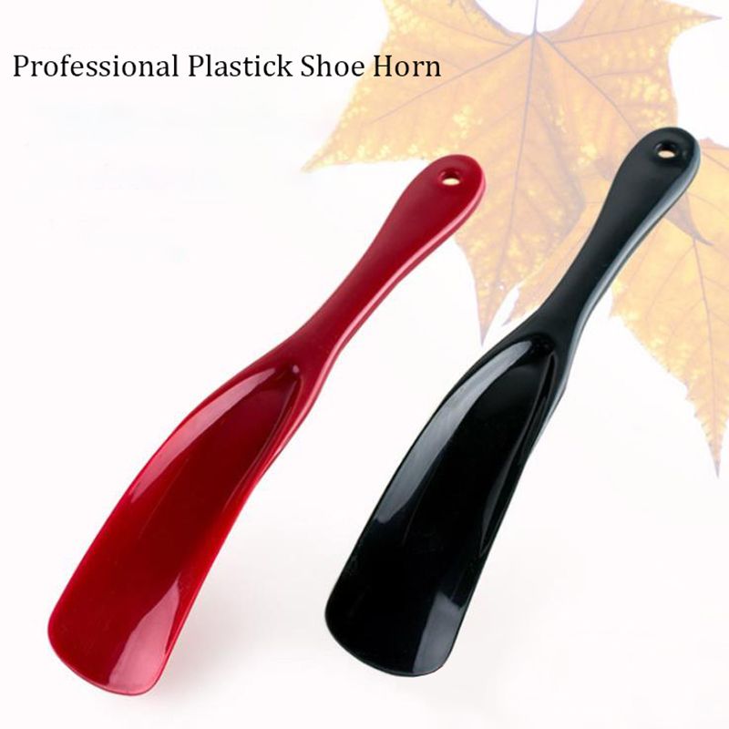 2pcs 19cm Shoe Horns Professional Plastic Shoe Horn Spoon Shape Shoehorn Shoe Lifter C-260