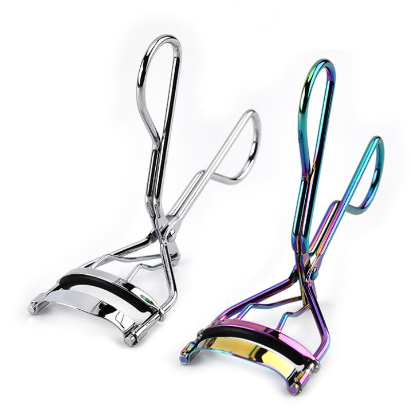 Protable Colorful Eyelashes Curler Tweezer Curling Eye Lashes Clip Cosmetic Beauty Makeup Tool &  B2-735
