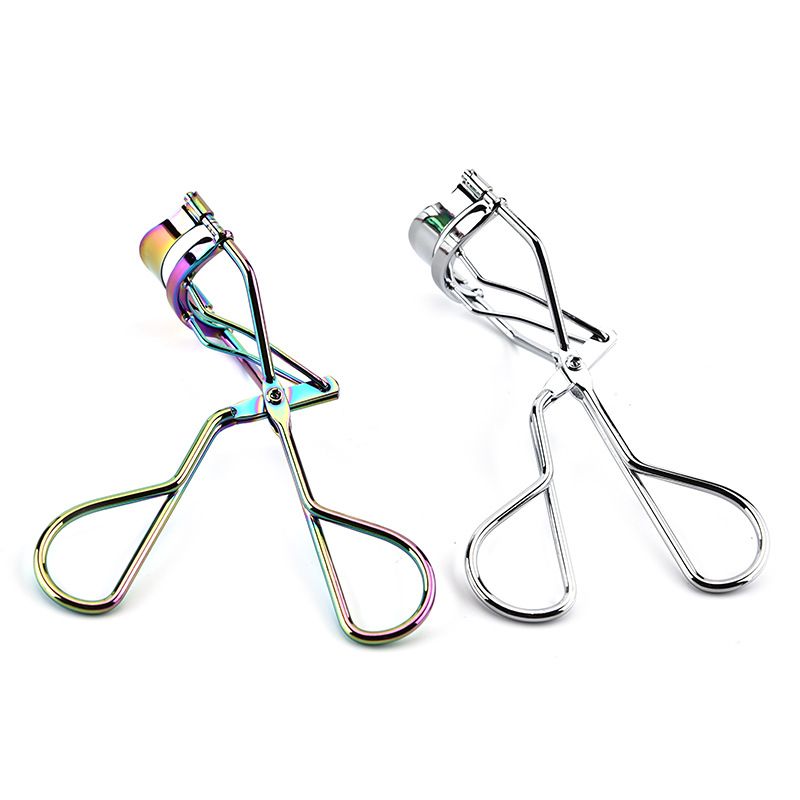 Protable Colorful Eyelashes Curler Tweezer Curling Eye Lashes Clip Cosmetic Beauty Makeup Tool &  B2-735