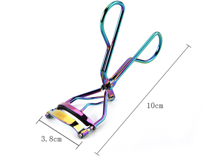 Protable Colorful Eyelashes Curler Tweezer Curling Eye Lashes Clip Cosmetic Beauty Makeup Tool &  B2-735