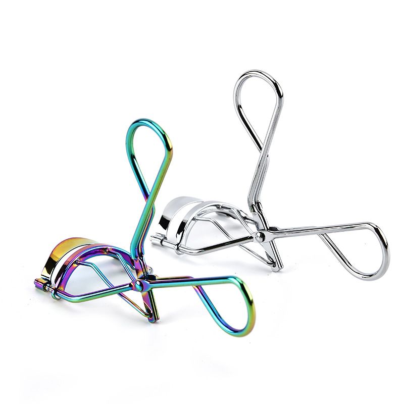 Protable Colorful Eyelashes Curler Tweezer Curling Eye Lashes Clip Cosmetic Beauty Makeup Tool &  B2-735
