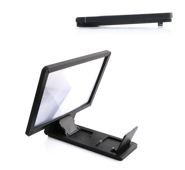 The new 3D screen mobile phone amplifier 8-inch HD video magnifying glass projector to watch the movie artifact E-619