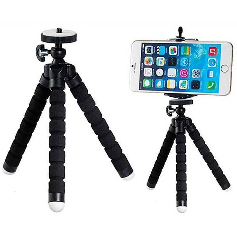 Mobile Phone Holder Flexible Octopus Tripod Bracket for Mobile Phone Camera Selfie Stand Monopod Support Photo Remote Control E-727