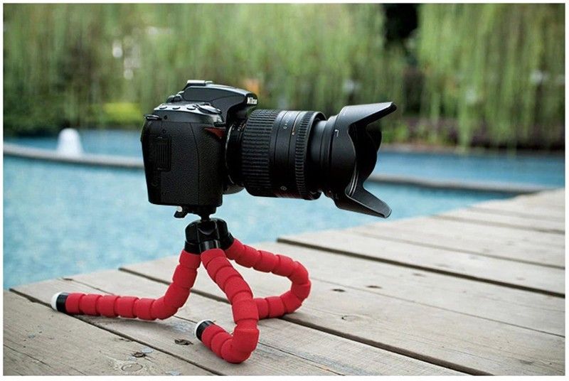 Mobile Phone Holder Flexible Octopus Tripod Bracket for Mobile Phone Camera Selfie Stand Monopod Support Photo Remote Control E-727