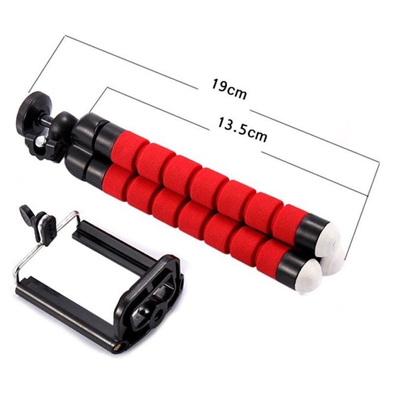 Mobile Phone Holder Flexible Octopus Tripod Bracket for Mobile Phone Camera Selfie Stand Monopod Support Photo Remote Control E-727