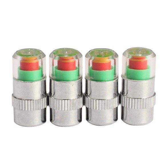 4PCS 2.0Bar 30PSI Car Auto Tire Pressure Monitor Valve Stem Caps Sensor Indicator Eye Alert Diagnostic Tools Kit D6-6