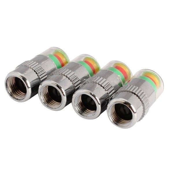 4PCS 2.0Bar 30PSI Car Auto Tire Pressure Monitor Valve Stem Caps Sensor Indicator Eye Alert Diagnostic Tools Kit D6-6