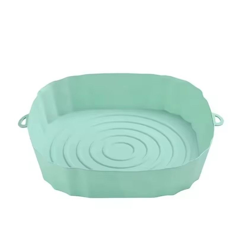 1PC-Air Fryer Pan Silicone Basket Airfryer Oven Baking Silicone Tray Reusable Airfryer Pot Pan Liner Mold Pizza Fried Chickenc  C-254