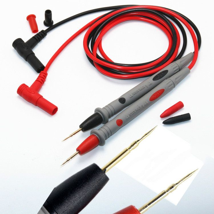 Digital multimeter universal probe test lead pin needle tip meter multimeter tester lead probe wire pen &E-624