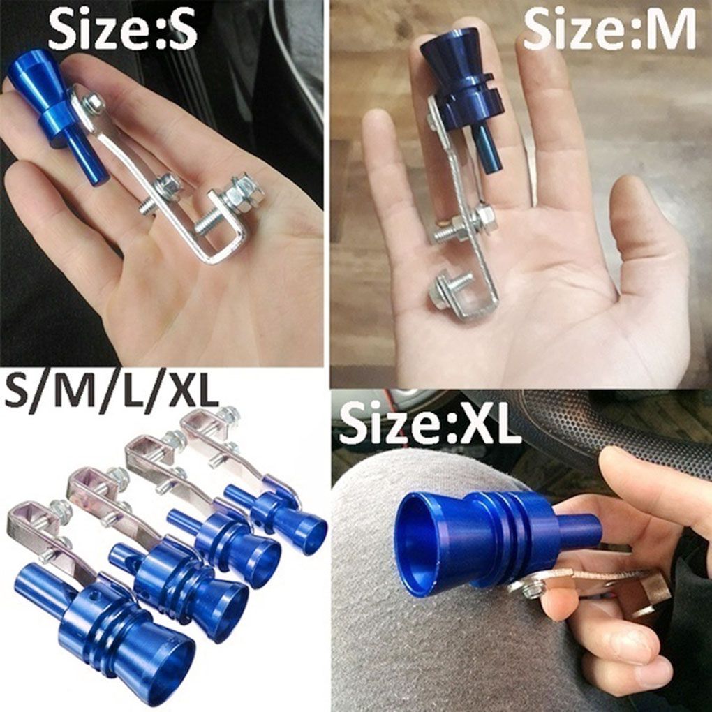 Aluminum Turbine Whistle Set For Cars And Motorcycles - Enhanced Vehicle Sound, Easy To Install, Universal Model  E-418