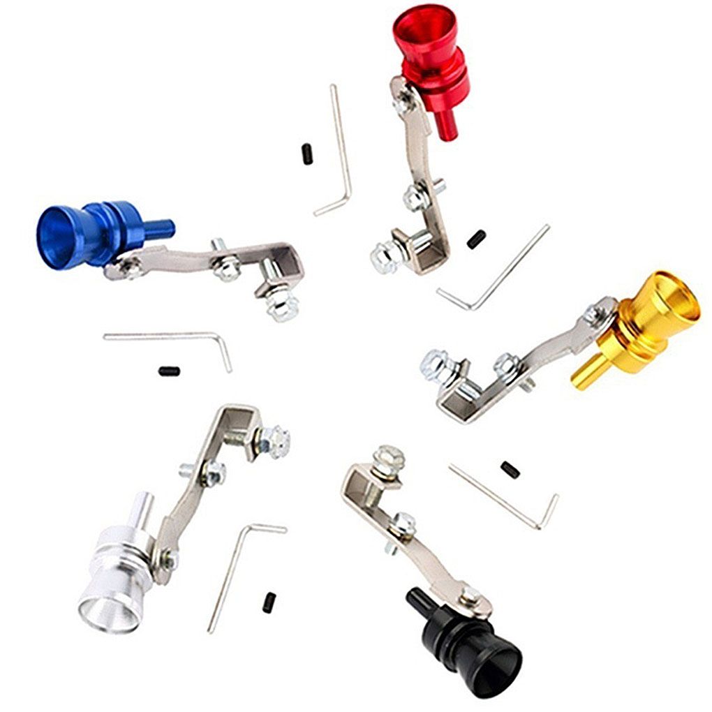 Aluminum Turbine Whistle Set For Cars And Motorcycles - Enhanced Vehicle Sound, Easy To Install, Universal Model  E-418