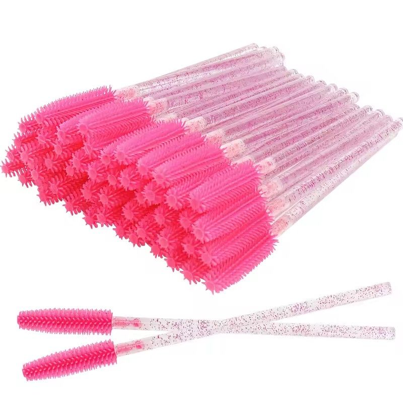 50Pcs Eyelash Extension Disposable Eyebrow brush Mascara Wand Applicator Spoolers Eye Lashes Cosmetic Brushes Makeup Tools &  E-920