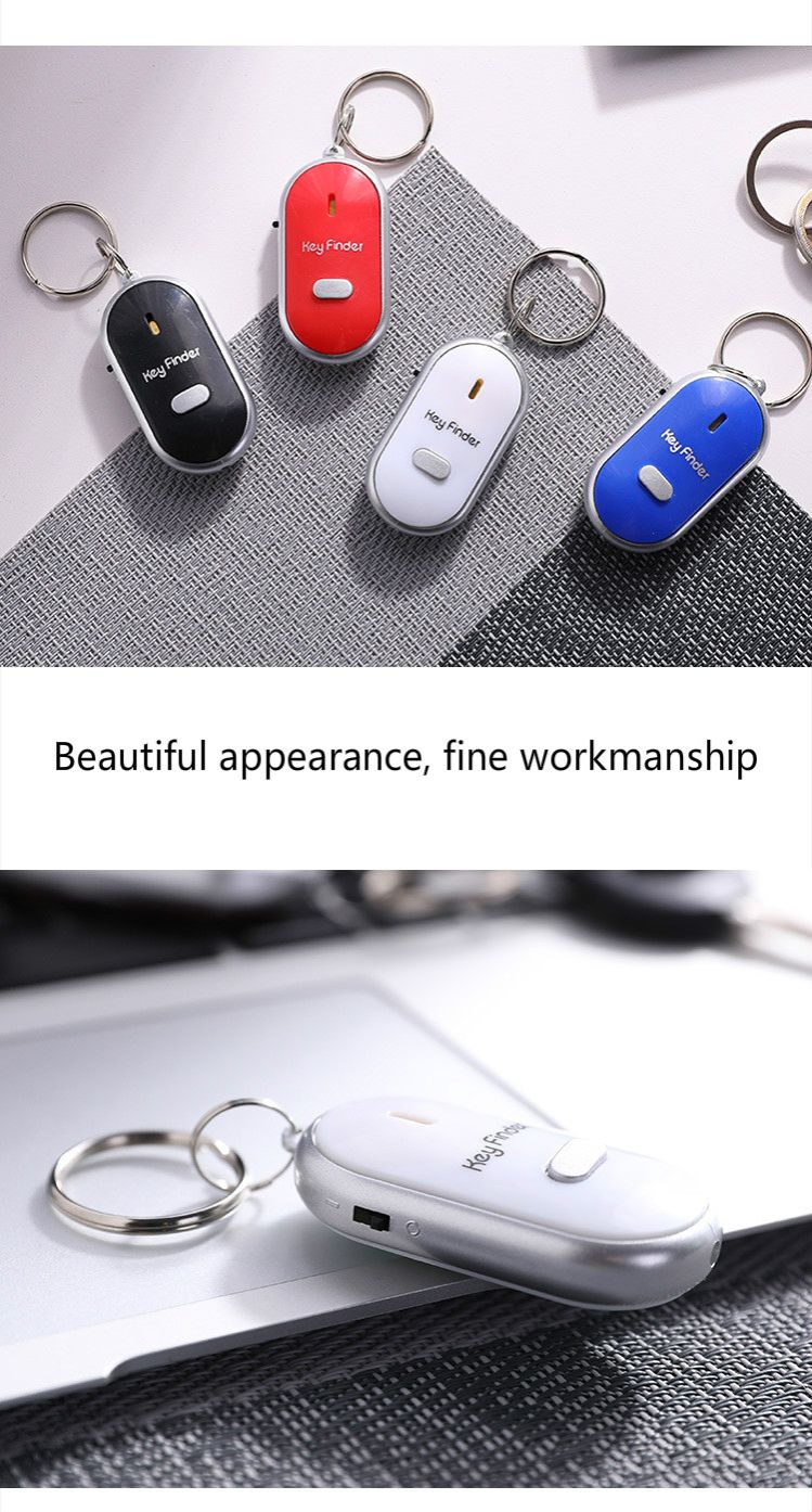 Wireless Whistle Sensor Key Finder Key Loss-proof Bluetooth Whistle Alarm Multifunctional Electronic Reminder E-126