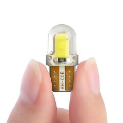 10pcs LED W5W T10 194 168 W5W COB 8SMD Led Parking Bulb Auto Wedge Clearance Lamp CANBUS Silica Bright White License Light BulbsE-409
