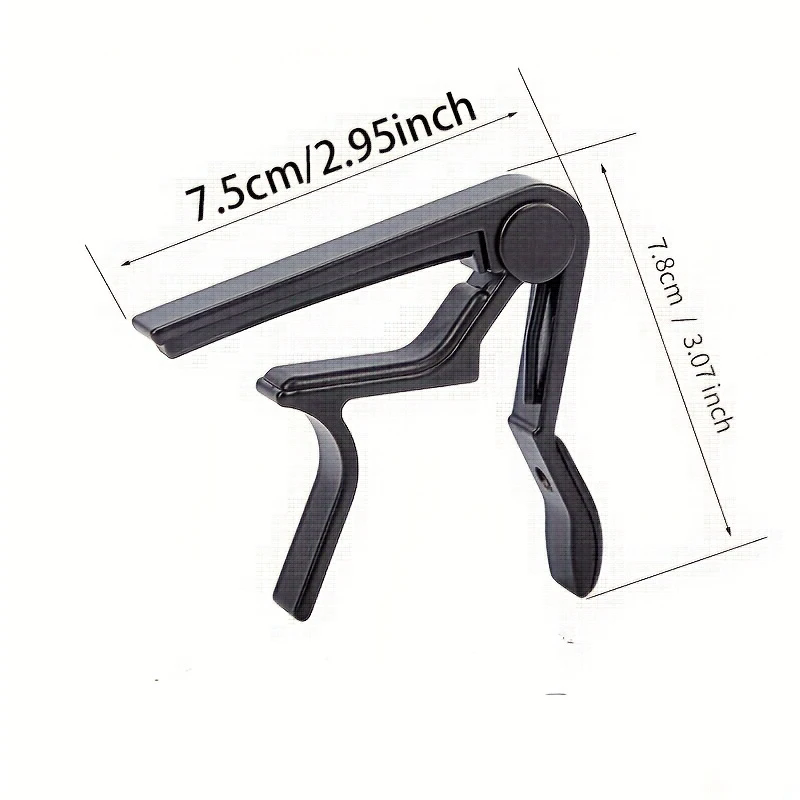 High Quality Aluminium Alloy Metal Guitar Capo Quick Change Clamp Key Acoustic Classic Guitar Capo Tone Adjusting Guitar Parts E-379