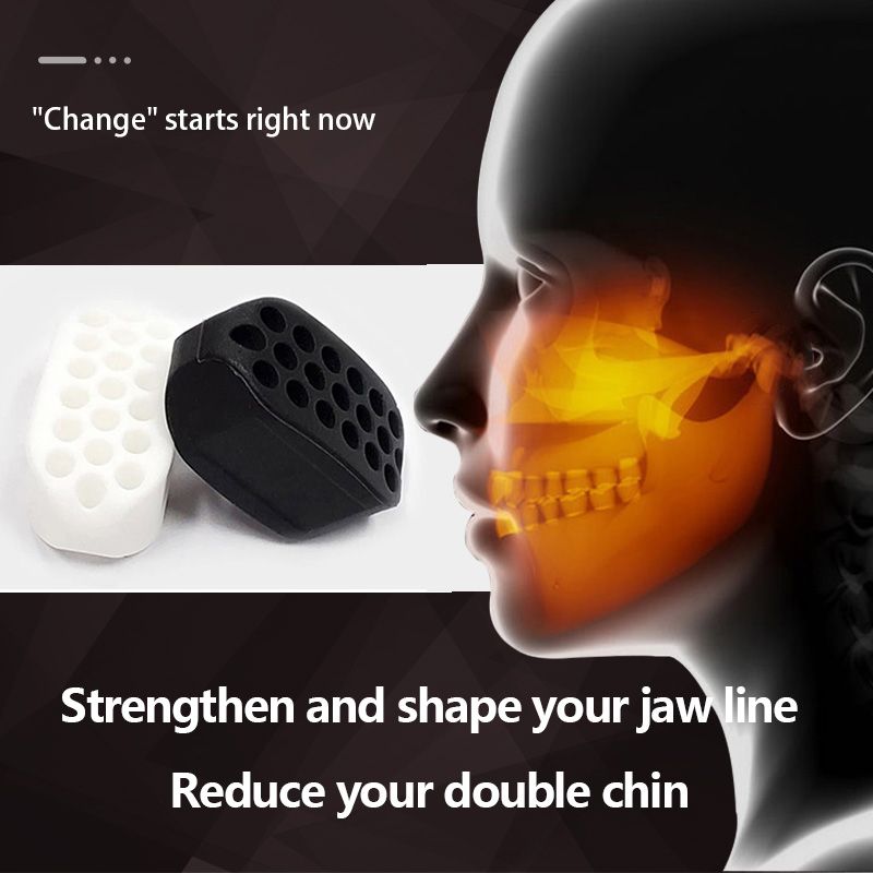 Face Masseter  jawline Jaw  Jawrsize  Muscle  men mouth Exerciser chew ball bite breaker training Fitness Face Improve face lift E-840