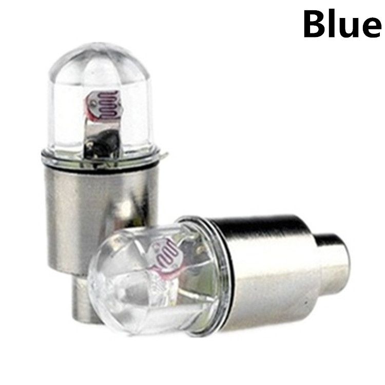 1pc Waterproof Auto Shining Car Auto Wheel Tire Tyre Light Hub Lamp Air Valve Stem Led Light With Cap Cover Car Styling Light  E-589-1