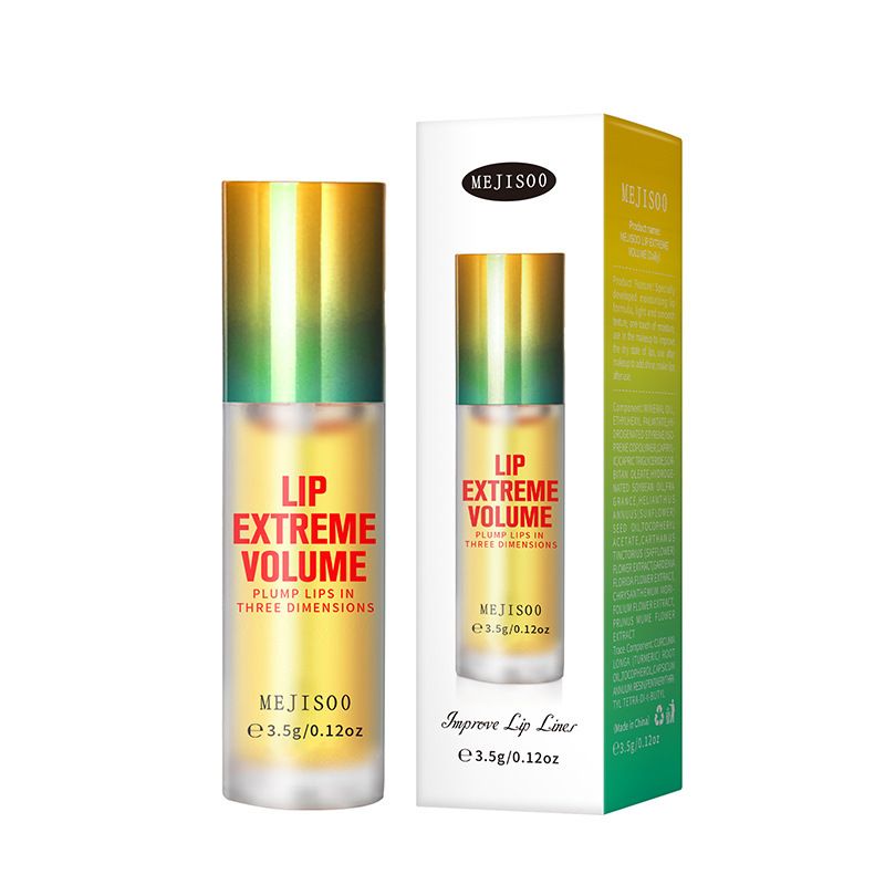 Instant Volumising Lip Plumper Oil Lip Enhancer Lip Gloss Plumping Serum Moisturizing Anti-Wrinkle Lipstick Sexy Lip Care Makeup B2-1011