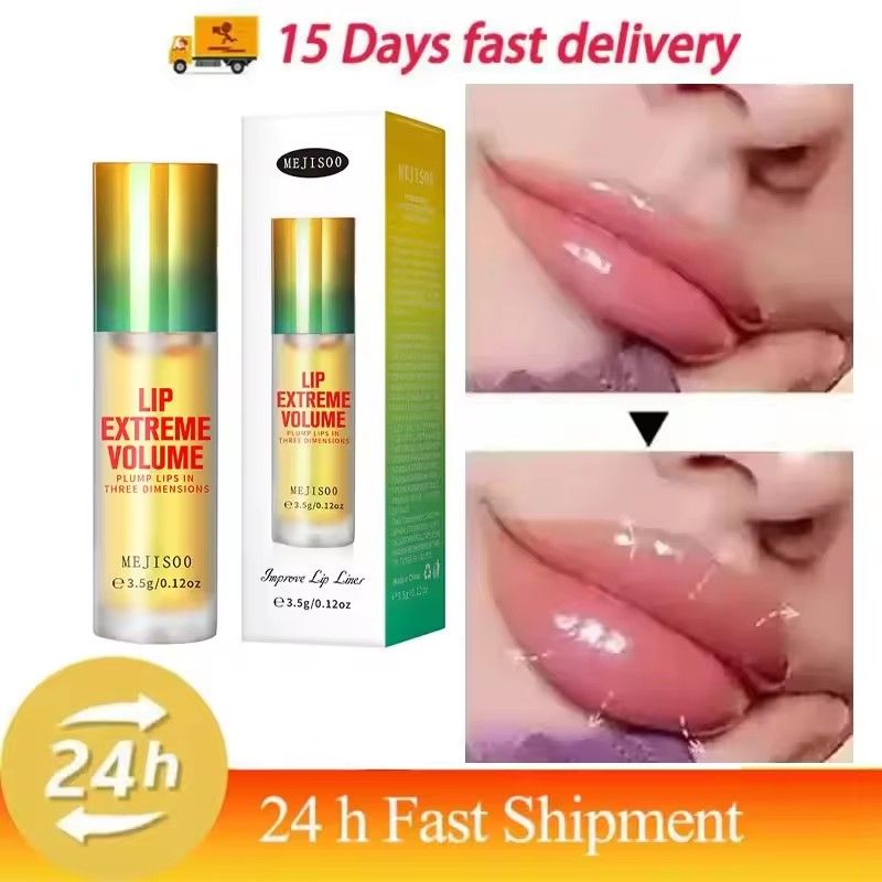 Instant Volumising Lip Plumper Oil Lip Enhancer Lip Gloss Plumping Serum Moisturizing Anti-Wrinkle Lipstick Sexy Lip Care Makeup B2-1011