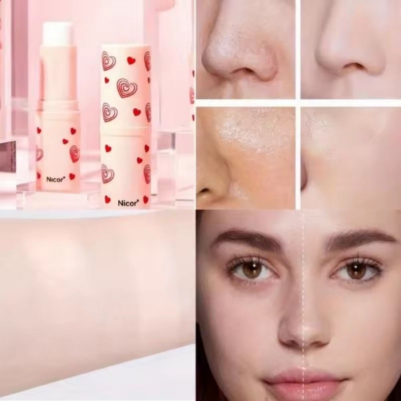 1PC Colorless Invisible Pore Primer Stick Concealer Isolation Waterproof Facial Primer Oil Control Brightening Base Makeup