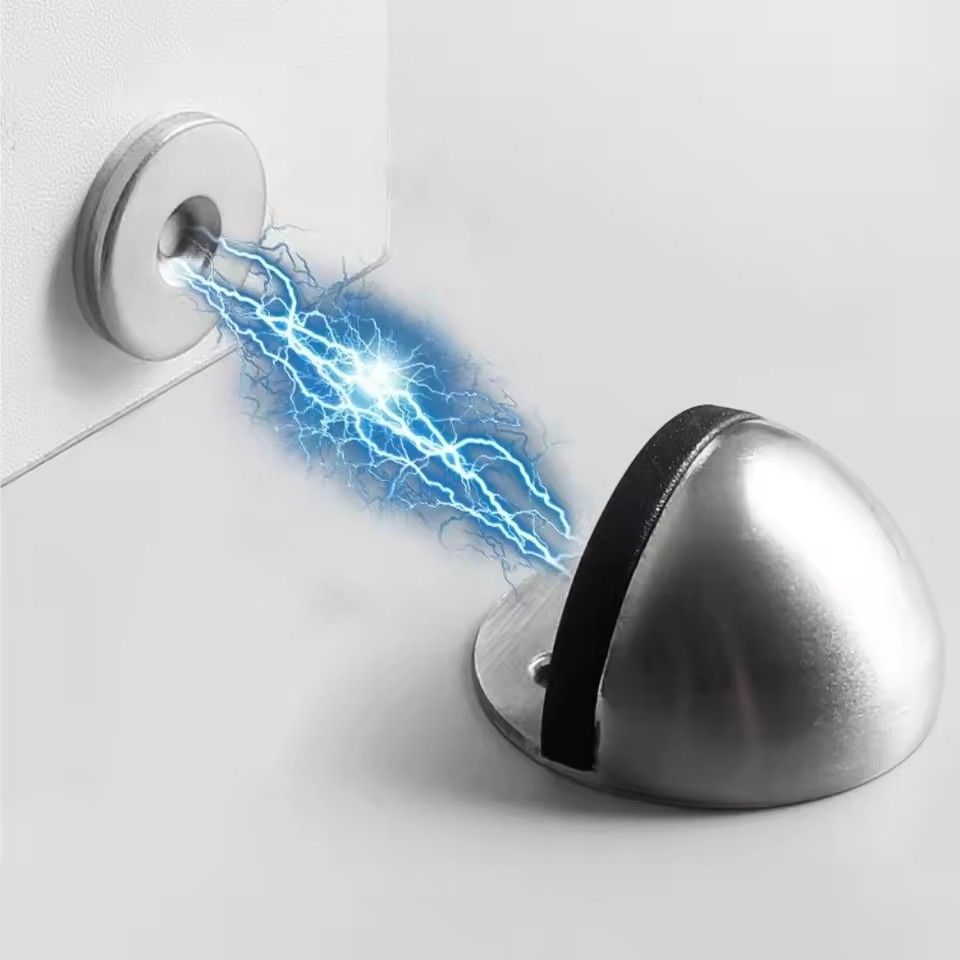 Magnet Door Stops Stainless Steel Door Stopper Doors Holder Home Improvement Hidden Doorstop Furniture Hardware