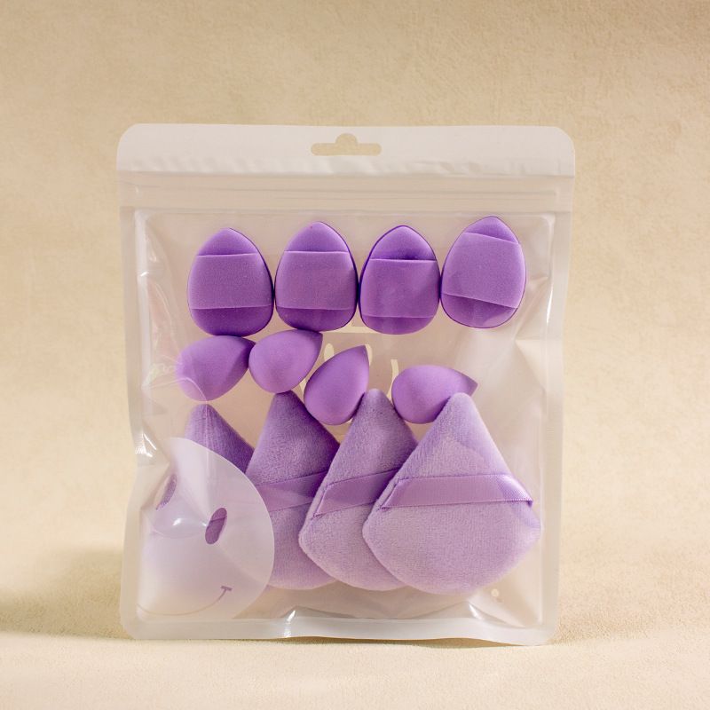 12pcs Mini Makeup Sponge Powder Puff Beauty Sponge for Makeup Concealer Liquid Foundation Face Cosmetic Puff Make Up Sponge Tool