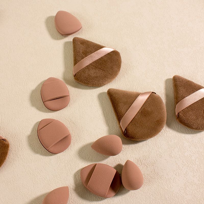 12pcs Mini Makeup Sponge Powder Puff Beauty Sponge for Makeup Concealer Liquid Foundation Face Cosmetic Puff Make Up Sponge Tool